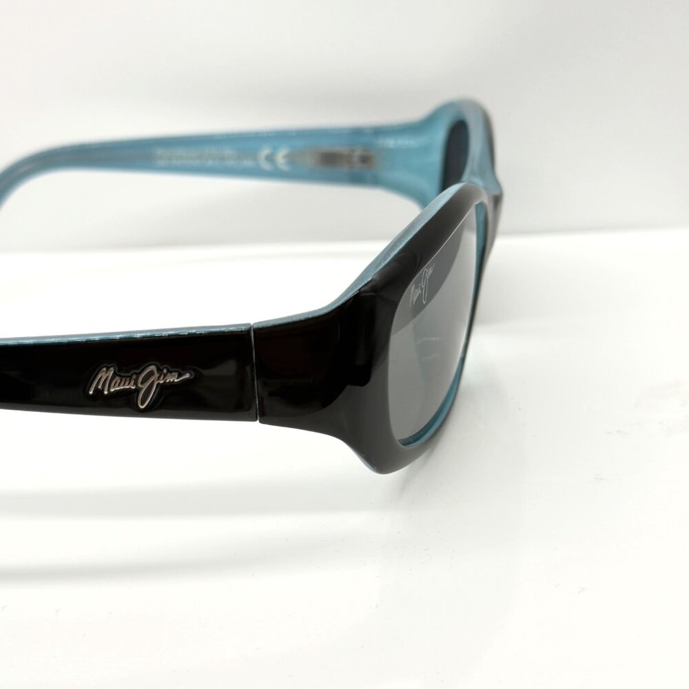 Maui Jim Punchbowl MJ 219-03 Polarized Sunglasses Black Blue Gray 54 17 135 NOTE - Picture 8 of 8